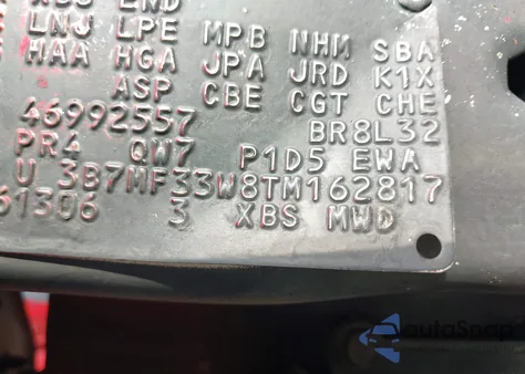 1996 Dodge Ram 3500 from USA, damaged, VIN 3B7MF33W8TM162817